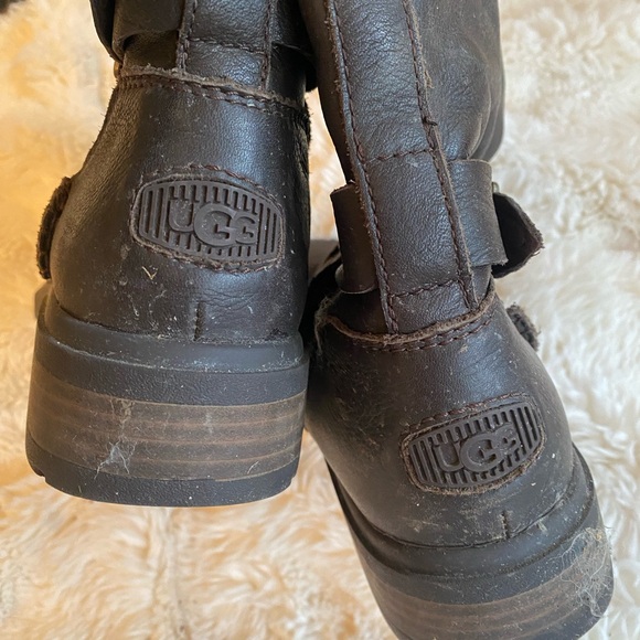 Ugg brownLeather Knee-High Boots - Picture 3 of 6